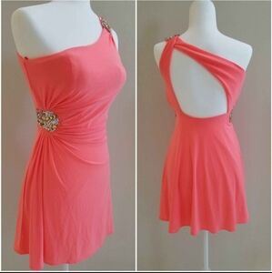 Hailey Logan evening one shoulder beautiful dress size 1/2